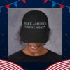 Dark MAGA Hat Make America Great Again 45 47 Gift for Him Gift for Her