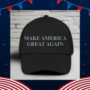 Dark MAGA Hat Make America Great Again 45 47 Gift for Him Gift for Her
