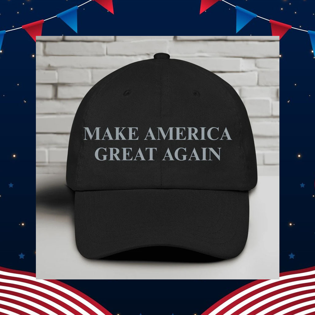 Dark MAGA Hat Make America Great Again 45 47 Gift for Him Gift for Her
