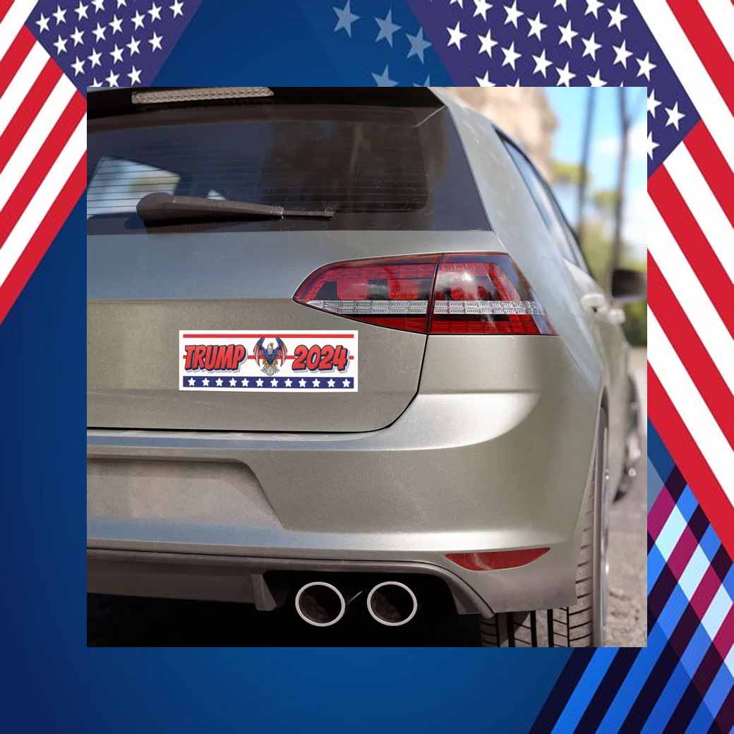 Donald Trump 2024 Bumper Car Magnet