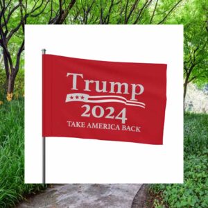 Donald Trump 2024 Take America Back Red Flag