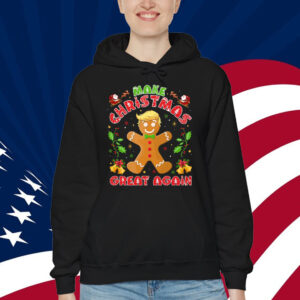 Donald Trump Gingerbread Man Christmas Ornament, Make Christmas Great Again Shirt