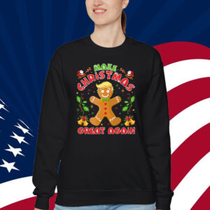 Donald Trump Gingerbread Man Christmas Ornament, Make Christmas Great Again Shirt