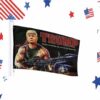 Donald Trump Make America Great Again Rambo Flag 2024 President Election Patriotic