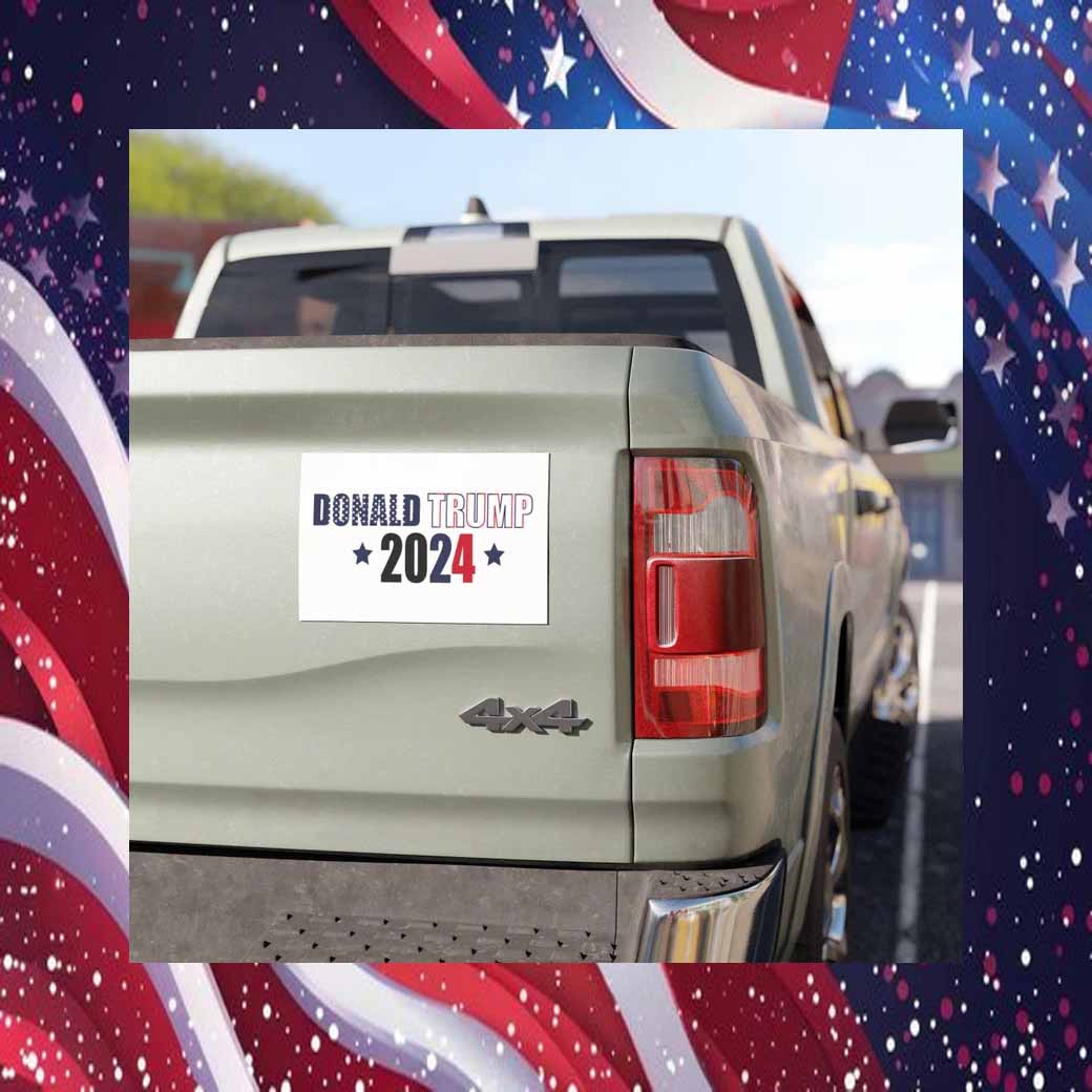Donald Trump President 2024 Car Magnet