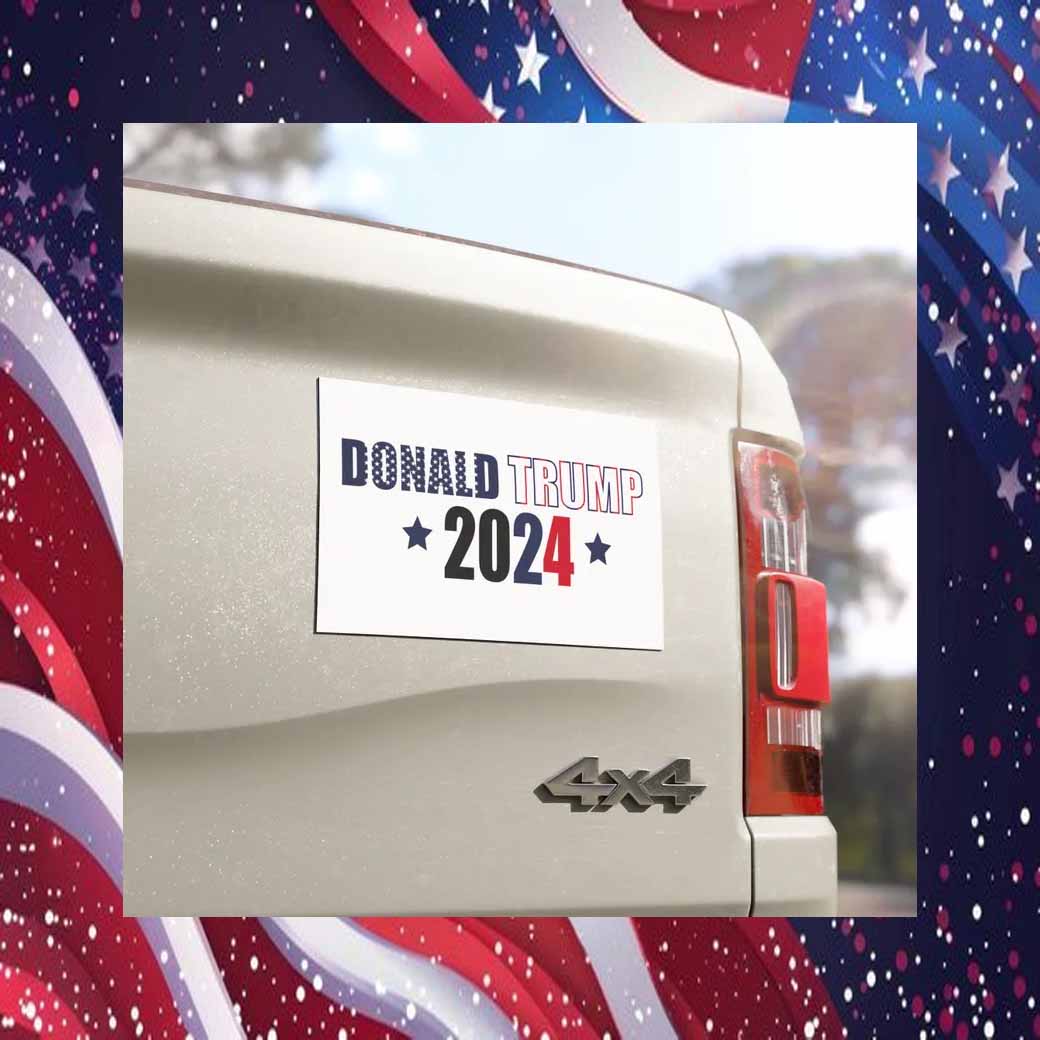 Donald Trump President 2024 Car Magnet