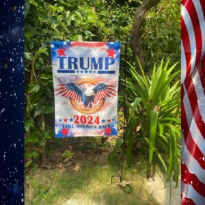 Donald Trump Vance 2024 MAGA Garden Yard Sign Flag