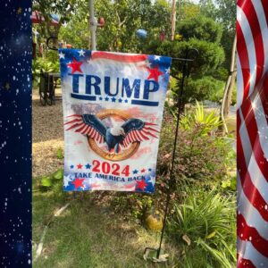 Donald Trump Vance 2024 MAGA Garden Yard Sign Flag