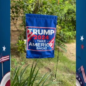 Donald Trump Vance 2024 MAGA House Garden Flag