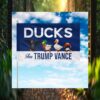 Ducks For Trump Vance Garden Flag