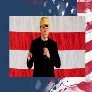 Elon Musk 2024 Vote Donald Trump Make America Great Again Gold Hat