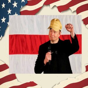 Elon Musk 2024 Vote President Trump Make America Great Again Gold Hat