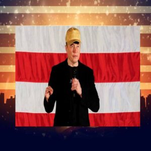 Elon Musk 24' Vote Donald Trump Make America Great Again Gold Hat