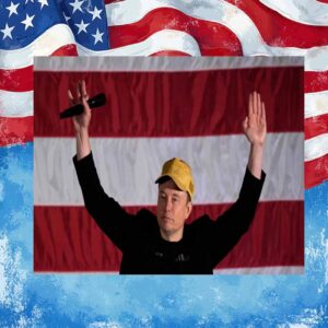 Elon Musk 24' Vote President Donald Trump Make America Great Again Gold Hat