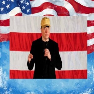 Elon Musk 24' Vote President Donald Trump Make America Great Again Gold Hat