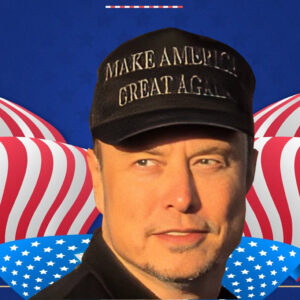 Elon Musk Dark MAGA Hat