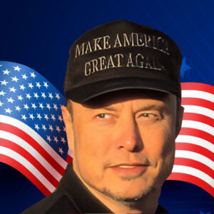 Elon Musk Dark MAGA Hat