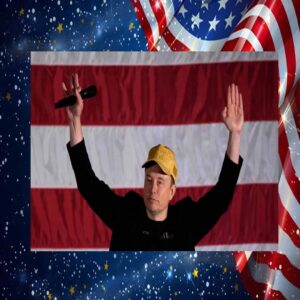 Elon Musk Vote Donald Trump MAGA 24' Gold Hat