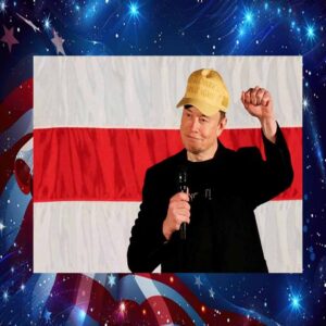 Elon Musk Vote Donald Trump Make America Great Again 24' Gold Hat