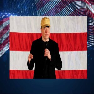 Elon Musk Vote President Donald Trump 2024 MAGA Gold Hat