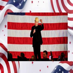 Elon Musk Vote President Donald Trump '24 MAGA Gold Hat