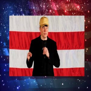 Elon Musk Vote President Donald Trump Make America Great Again 2024 Gold Hat