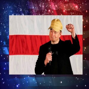 Elon Musk Vote President Donald Trump Make America Great Again 2024 Gold Hat