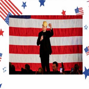 Elon Musk Vote President Donald Trump Make America Great Again 24' Gold Hat