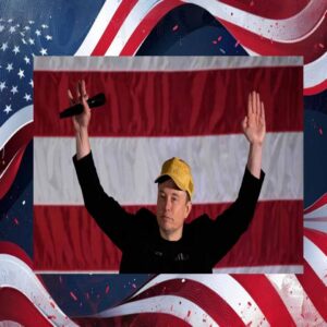 Elon Musk Vote President Donald Trump Make America Great Again Gold Hat