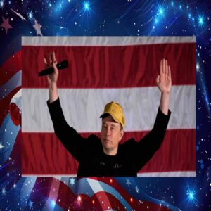 Elon Musk Vote President Trump Make America Great Again Gold Hat