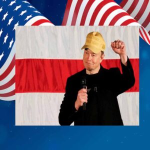 Elon Musk Vote President Trump Vance MAGA 24 Gold Hat
