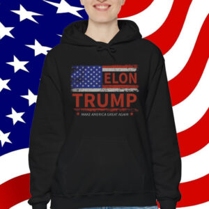 Elon Trump Make America Great Again Rally T-Shirt