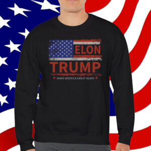 Elon Trump Make America Great Again Rally T-Shirt