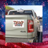 Floral Pro Trump Car Magnetic Bumper Sticker