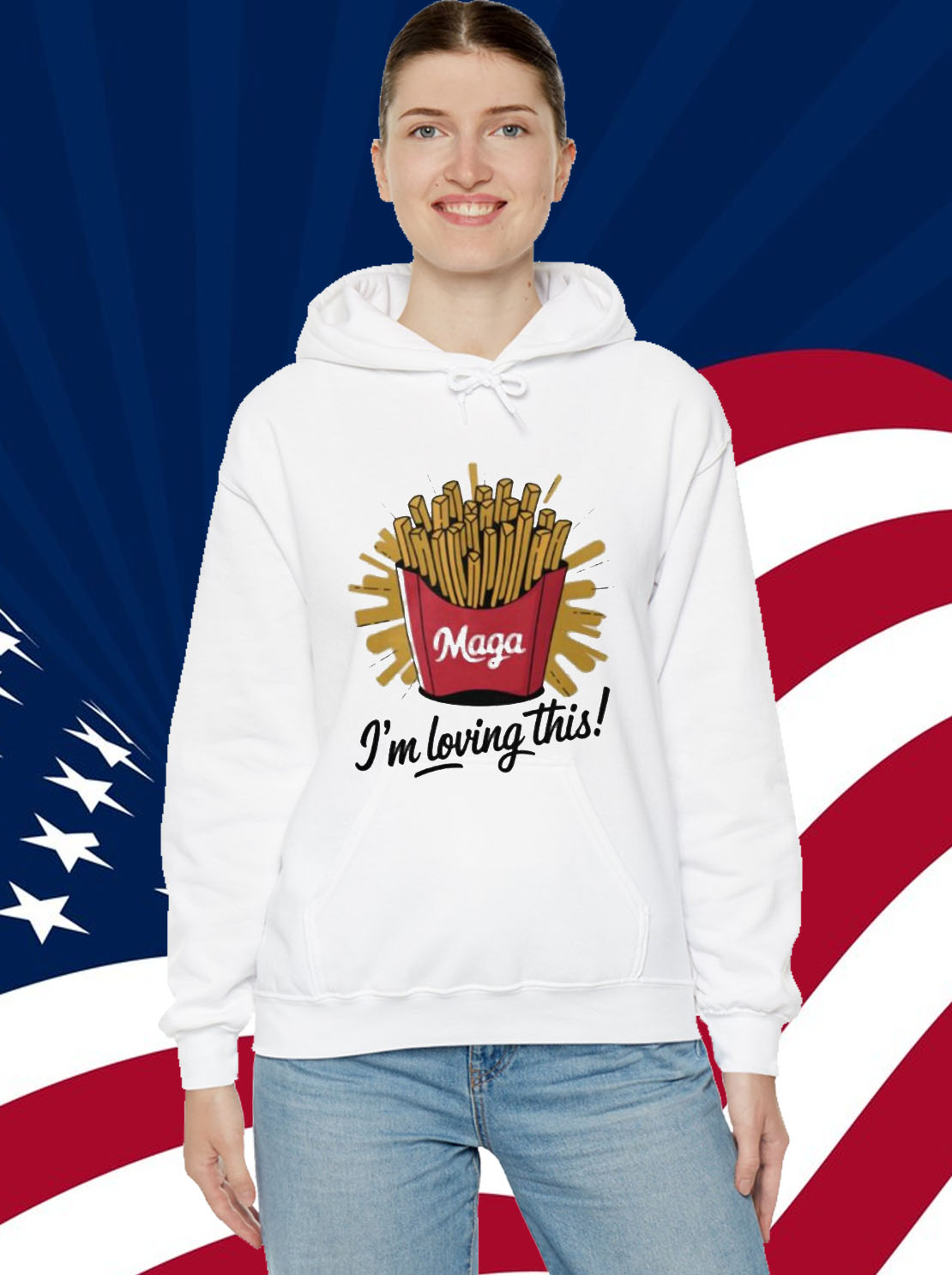 French Fries MAGA Trump 2024 T-Shirt