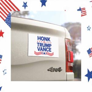 Honk For Trump Vance Car Magnet