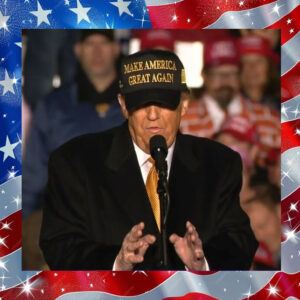 Hot Trump black gold MAGA Hat