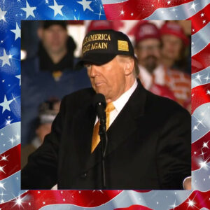 Hot Trump black gold MAGA Hat