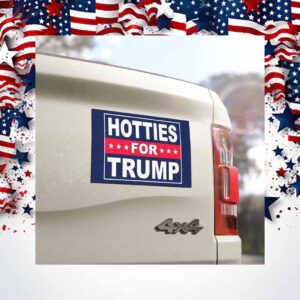 Hotties For Trump Car Magnet