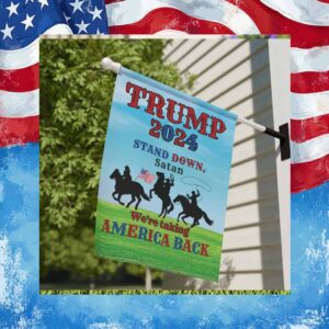 I Vote Trump Flag Yard Sign