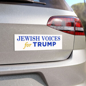 Jewish Voices For Trump Car Magnet