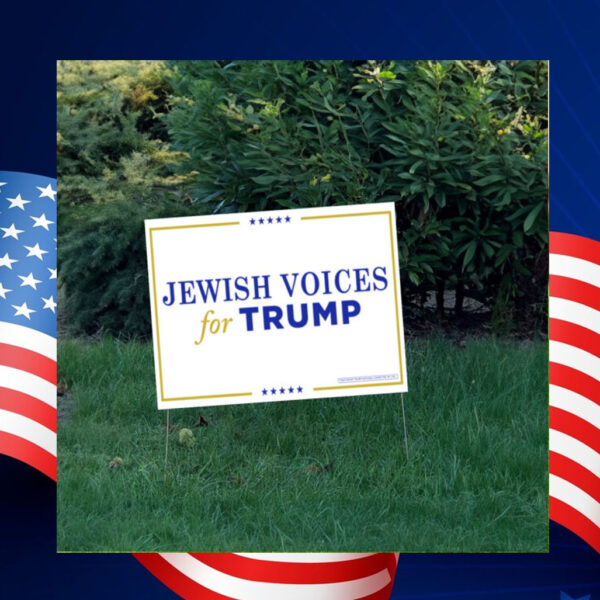 Jewish Voices for Trump Yard Sign