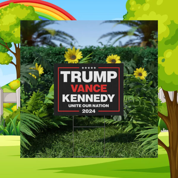 MAGA Trump Vance Kennedy 2024 Yard Sign