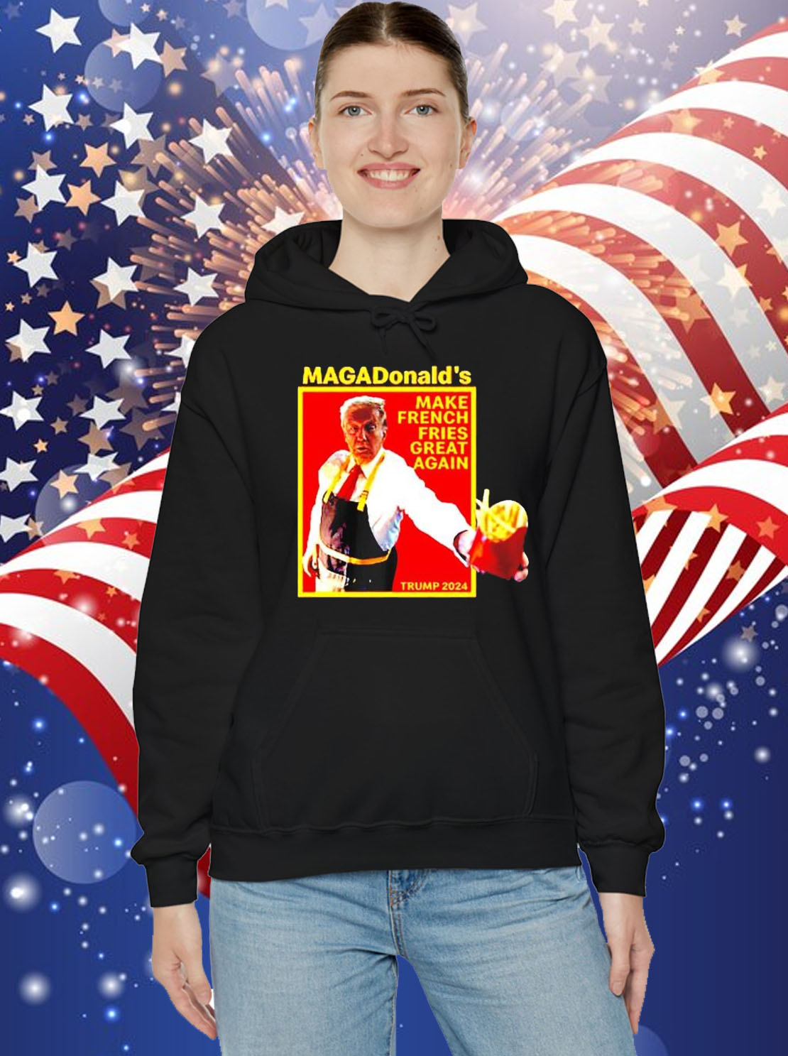 MCDonald’s Make French Fries Great Again cake Official T Shirt