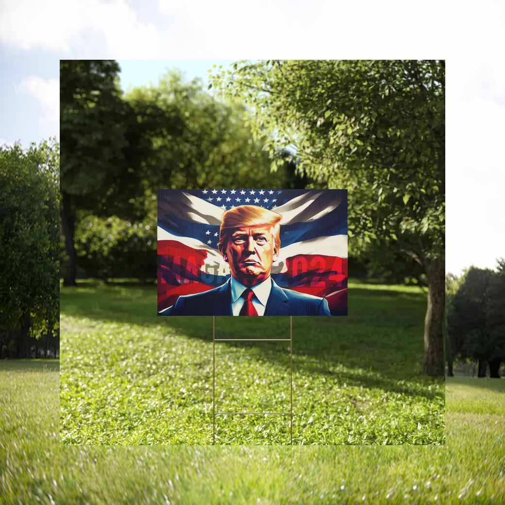 Maga Trump Vance 2024 Plastic Yard Sign