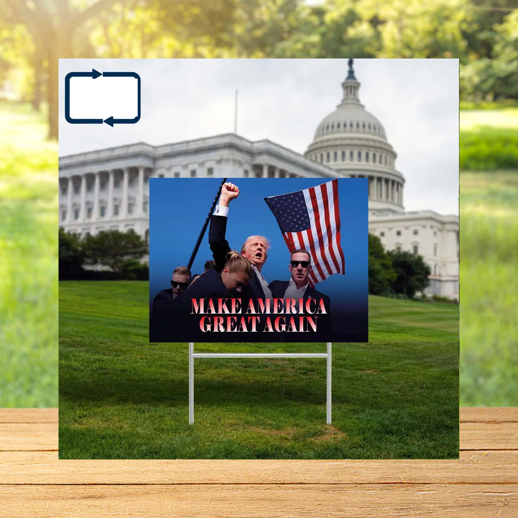 Make America Great Again Yard Sign, Donald Trump Sign