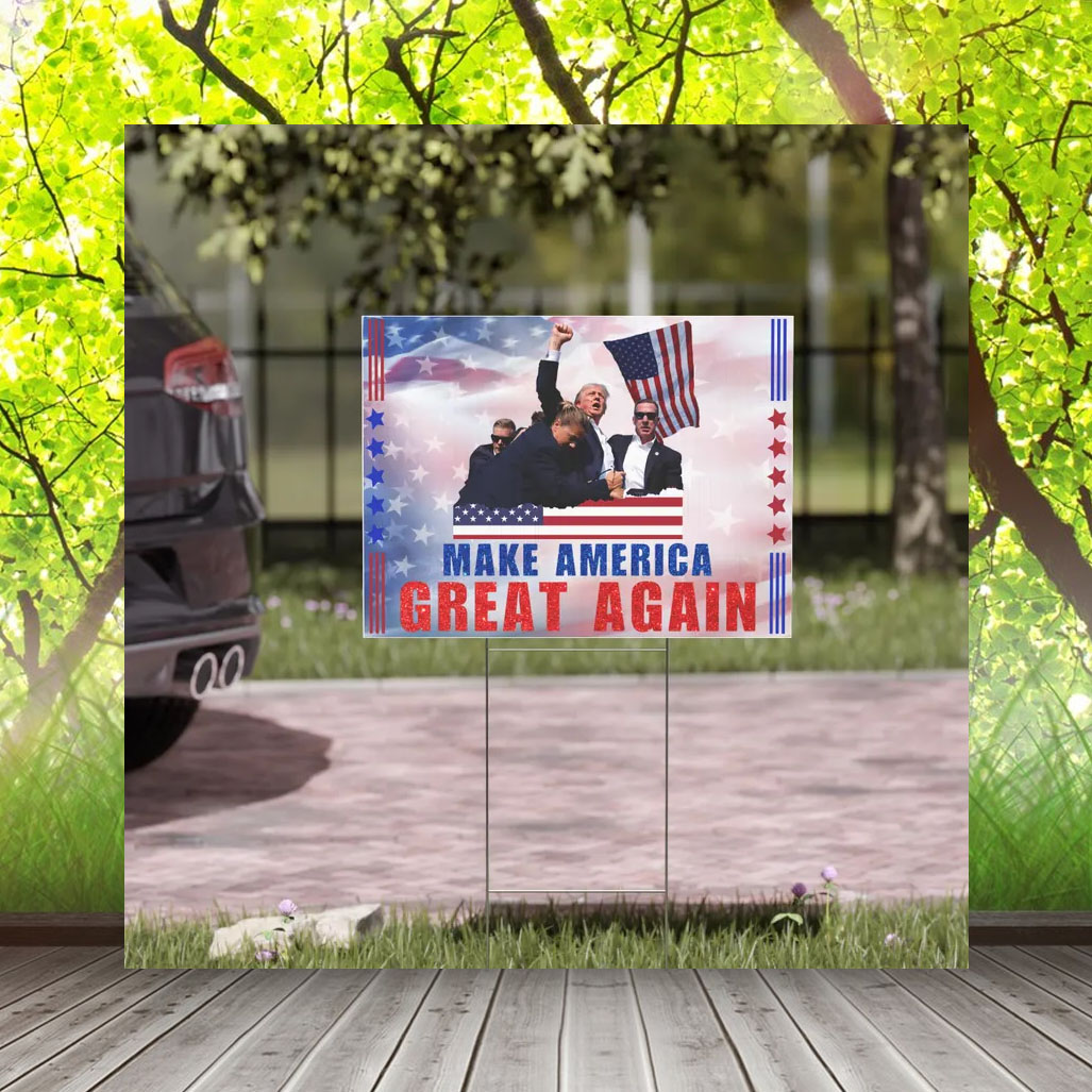 Make America Great Again Yard Sign, Trump Vance Kennedy Sign, Election 2024, Political Lawn Sign, Patriotic, Vote For Republicans, President