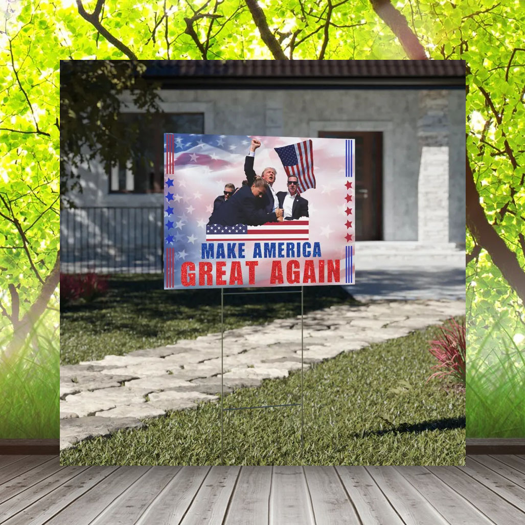 Make America Great Again Yard Sign, Trump Vance Kennedy Sign, Election 2024, Political Lawn Sign, Patriotic, Vote For Republicans, President