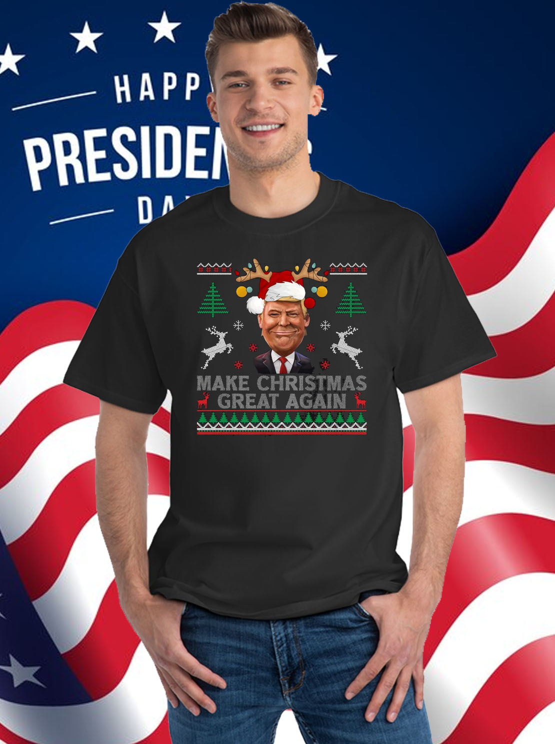 Make Christmas Great Again 2024 T-Shirts