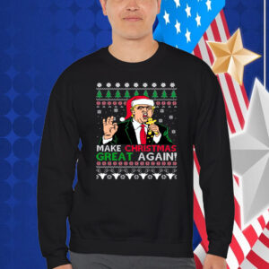 Make Christmas Great Again Funny Trump Ugly Christmas Shirt